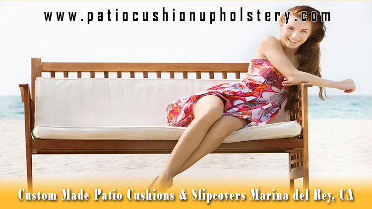 Patio cushions slipcovers replacement Marina del Rey California